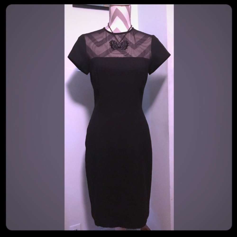 VINTAGE LITTLE BLACK DRESS KATHRYN CONOVER 4/S
